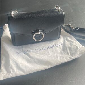 REBECCA MINKOFF “Jean” leather crossbody bag